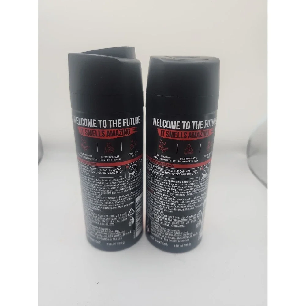 Axe Intense Strong Woody Fragrance Body Spray Deodorant 4oz (150ml) (Pack of 2)